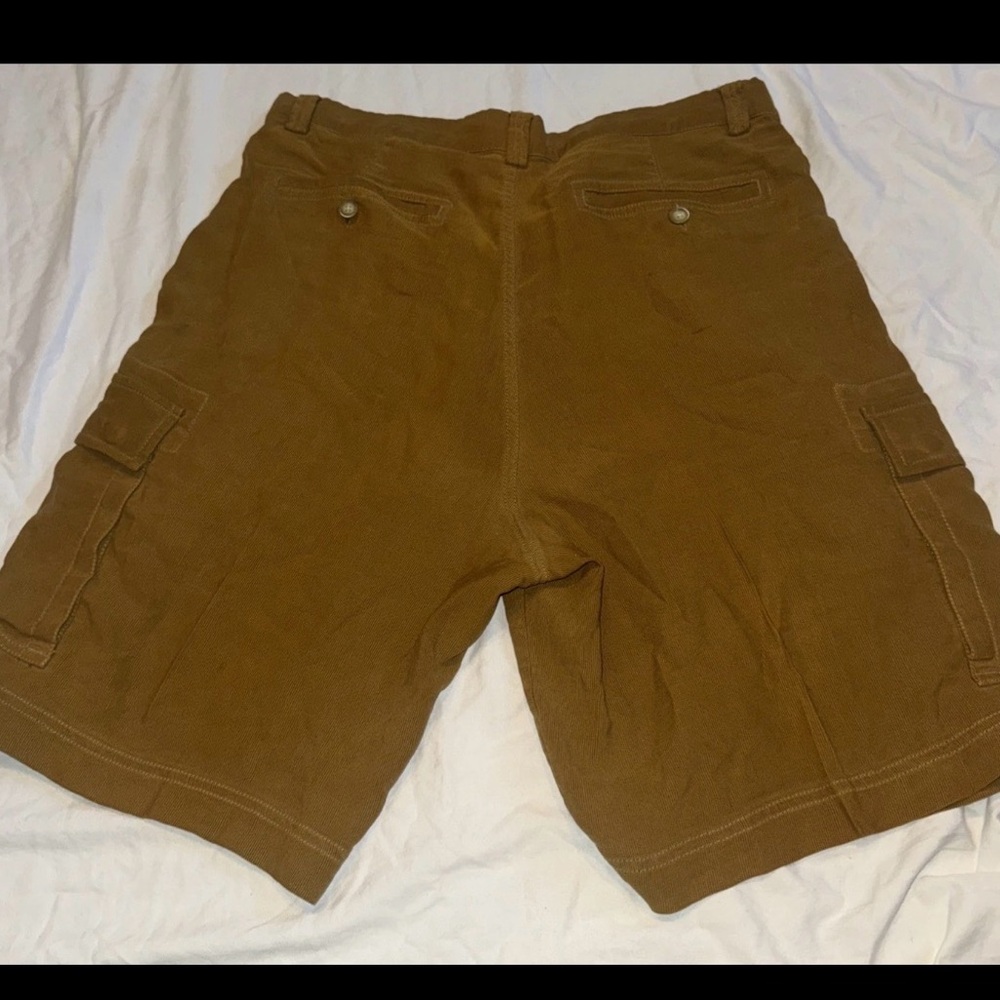 Tommy Bahama Relax Silk Blend Corduroy Brown Shorts Size 35 - Picture 6 of 7